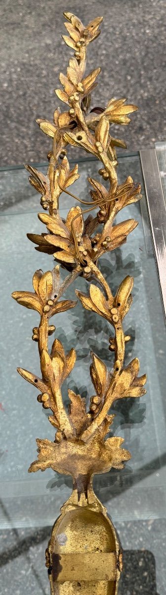 Pair Of Gilt Bronze Wall Lights From The Napoleon III Period-photo-5