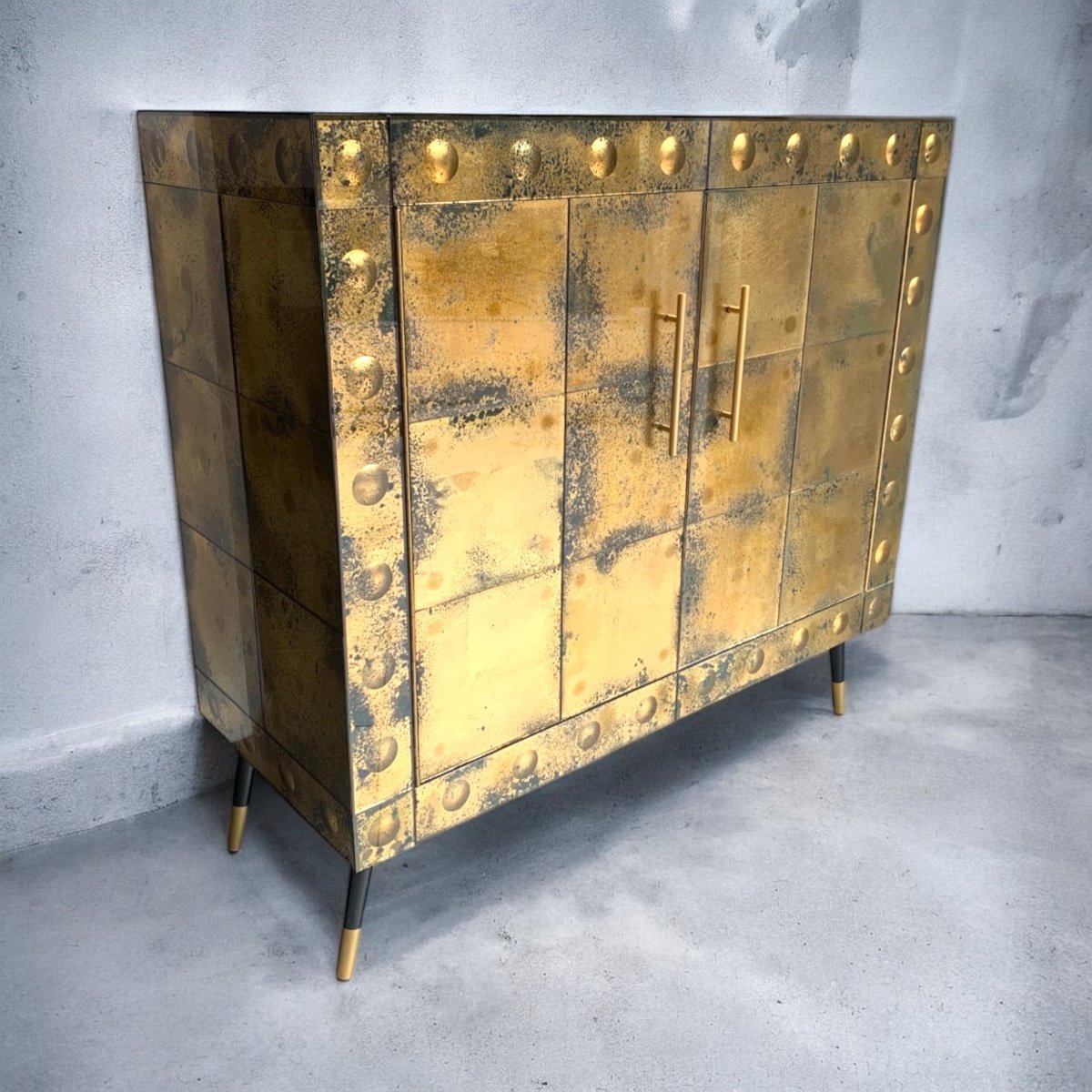 Small Murano Oxidized Glass Buffet-photo-3