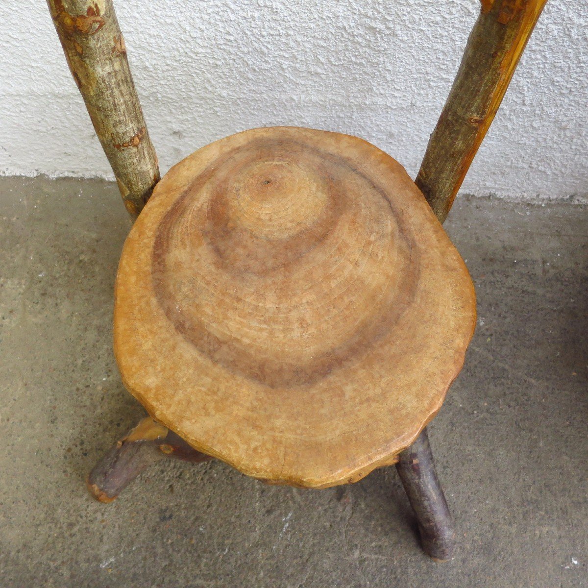 Brutalist Wooden Chair-photo-1