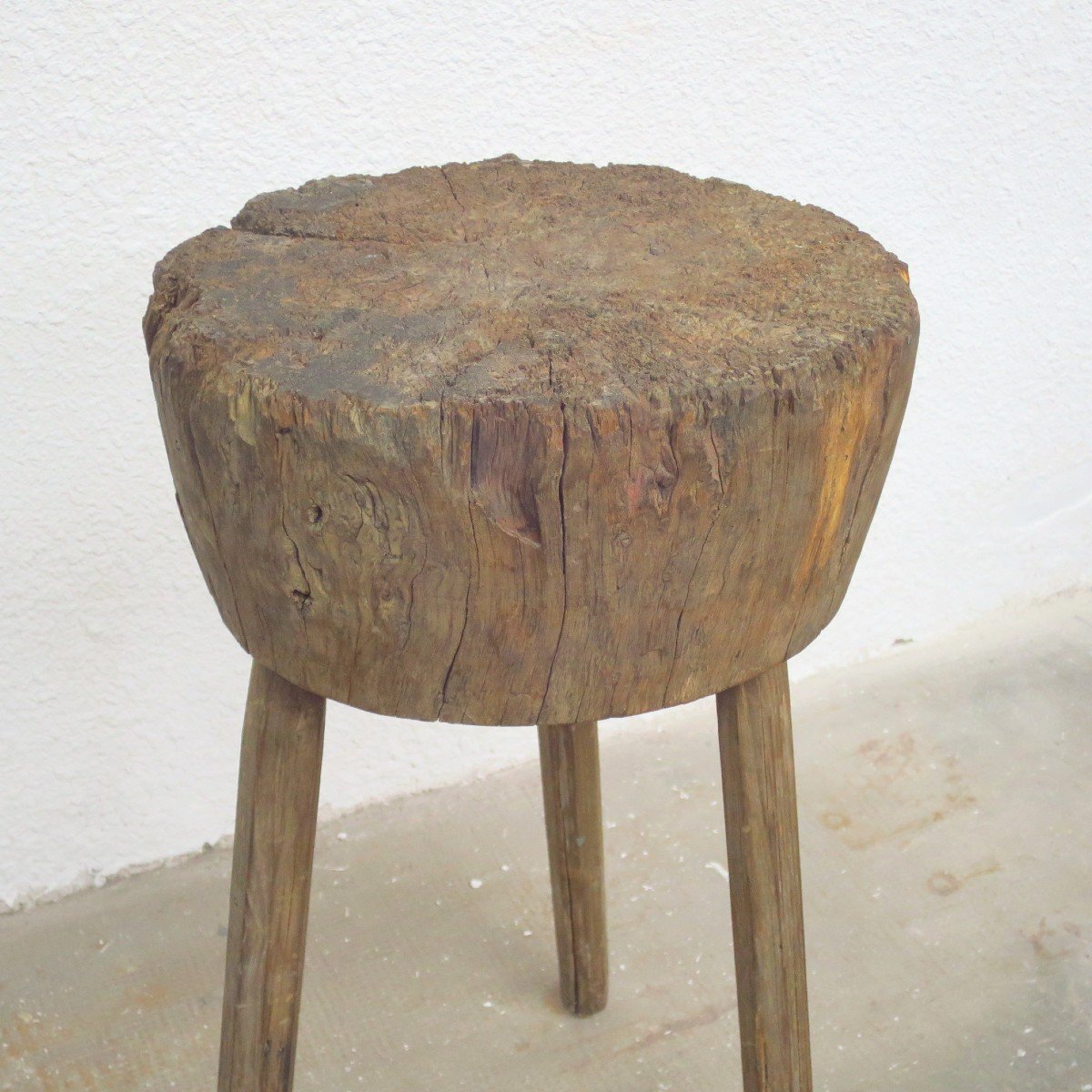 Butcher Block, Poultry Block, Late Nineteenth Century-photo-3