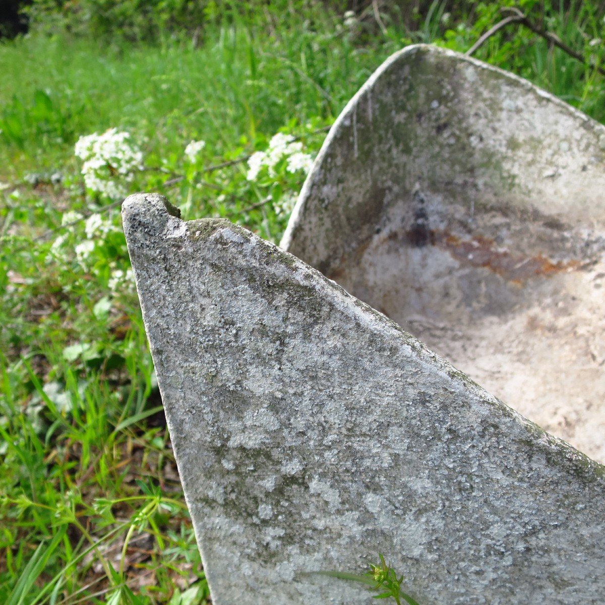 Paire de jardinières de Willy Guhl dites "molaires", Eternit AG/ELO 1954-photo-8