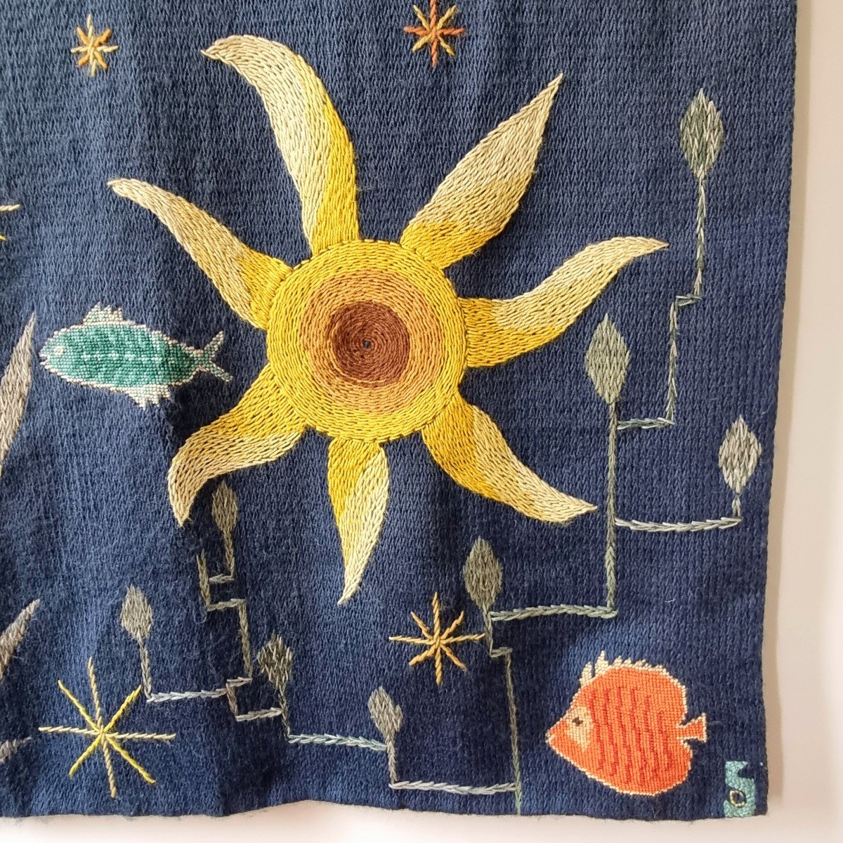 Tapestry, Hanging Homage To Paul Eluard, "the Sea Is In The Eyes Of The Sky And The Night", XX-photo-2