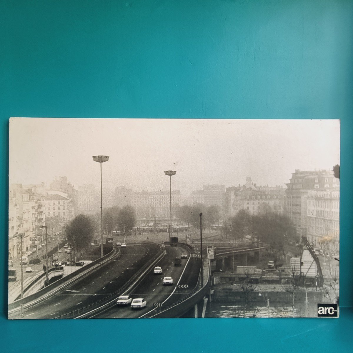 Photo de Lyon,  le cours de Verdun, années 60-70, noir et blanc