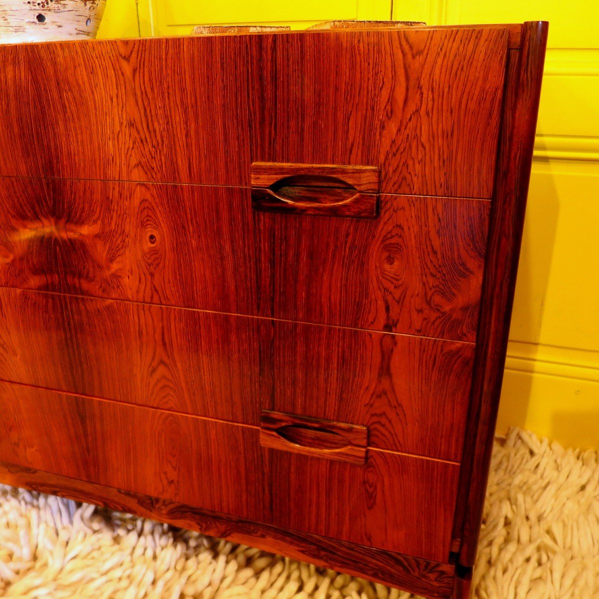 Dresser, Dressing Table, Rio Rosewood, 4 Drawers-photo-1