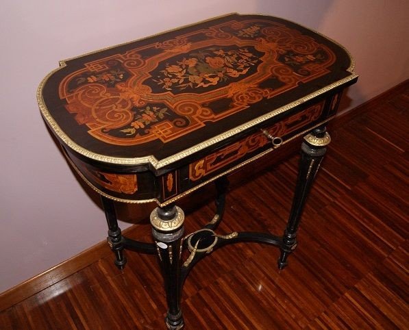 Louis XVI French Dressing Table-photo-4