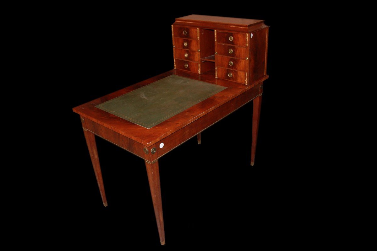 Bureau Russe Du Début Des Années 1800 De Style Empire En Bois d'Acajou-photo-1