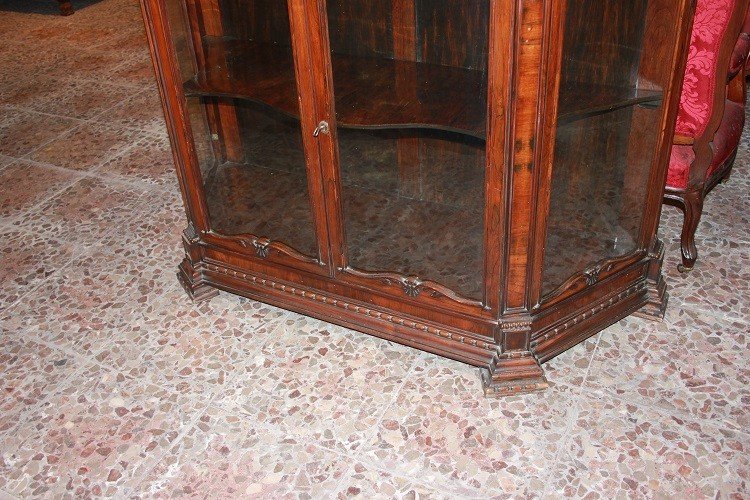 Carlo X Style Sideboard From The Mid-1800s In Rosewood Wood-photo-3