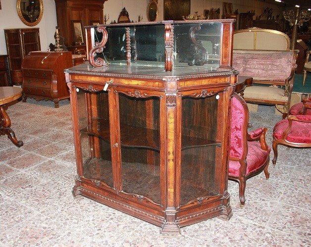 Carlo X Style Sideboard From The Mid-1800s In Rosewood Wood-photo-4