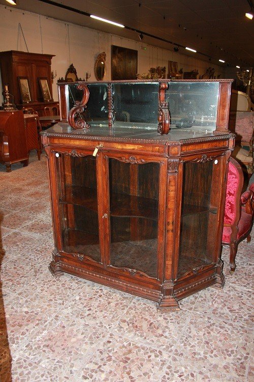 Carlo X Style Sideboard From The Mid-1800s In Rosewood Wood
