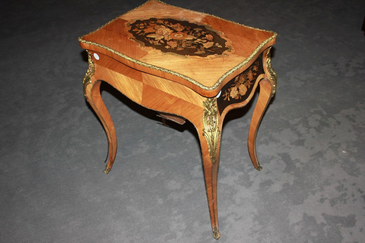 French Dresser From The Second Half Of The 19th Century, Louis XV Style, In Rosewood-photo-2