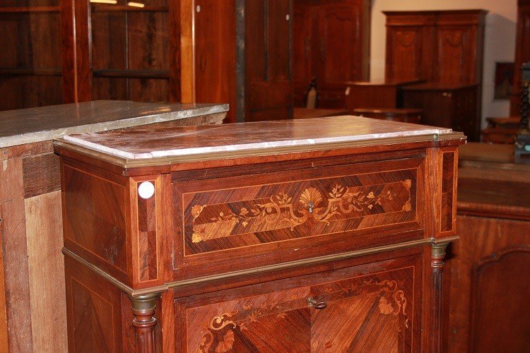 French Secretaire From The Second Half Of The 19th Century, Napoleon III Style-photo-2