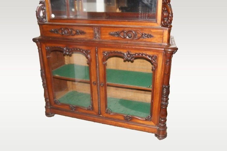 Antique French Double-body Sideboard From The First Half Of The 1800s, Louis Philippe Style-photo-3