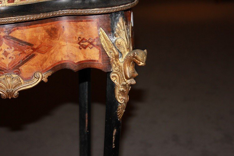 Small French Plant Stand From The Second Half Of The 19th Century, Napoleon III Style,-photo-2
