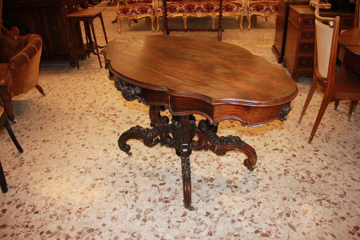 French Coffee Table From The Second Half Of The 19th Century-photo-1