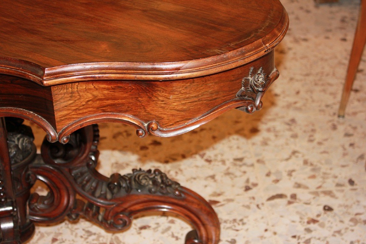 French Coffee Table From The Second Half Of The 19th Century-photo-2