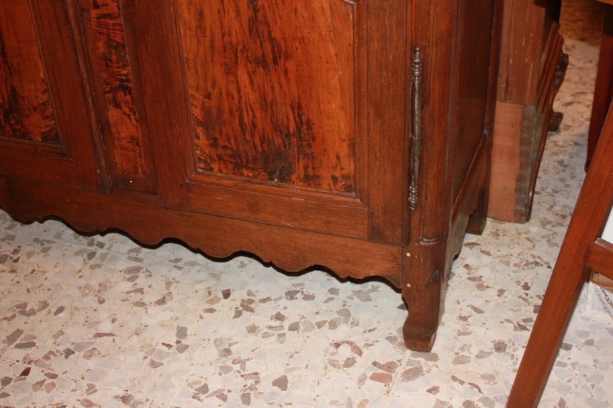 Small Provençal Wardrobe From The 1700s In Walnut And Ash Wood-photo-3