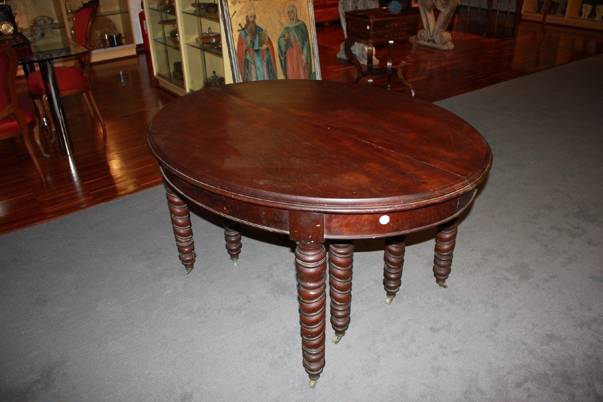 Large French Table In Louis Philippe Style From The 19th Century-photo-2