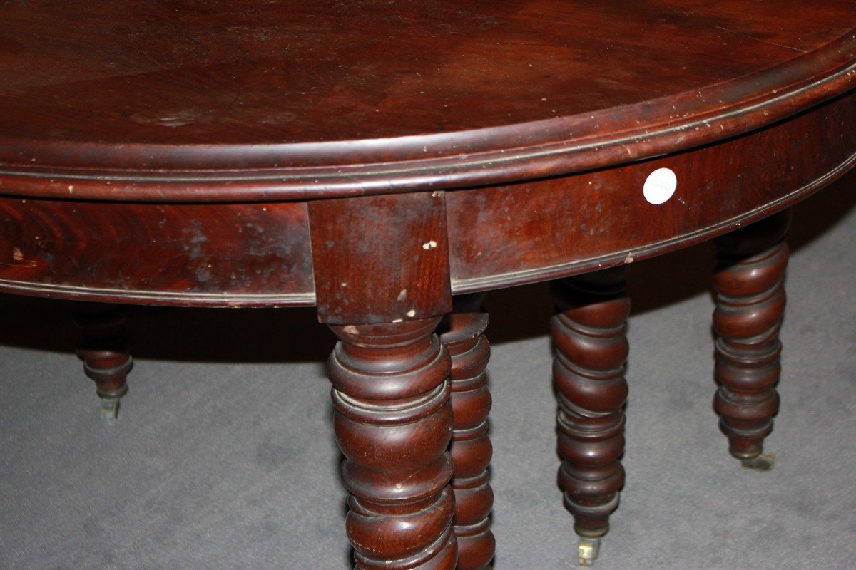 Large French Table In Louis Philippe Style From The 19th Century-photo-3