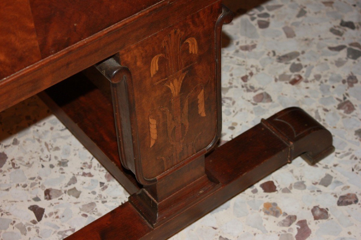 French Directory Style Mahogany Desk From The 19th Century-photo-1