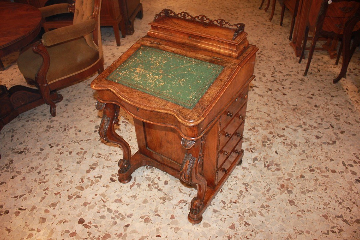 Victorian Davenport Travel Desk, Early 19th Century, Walnut