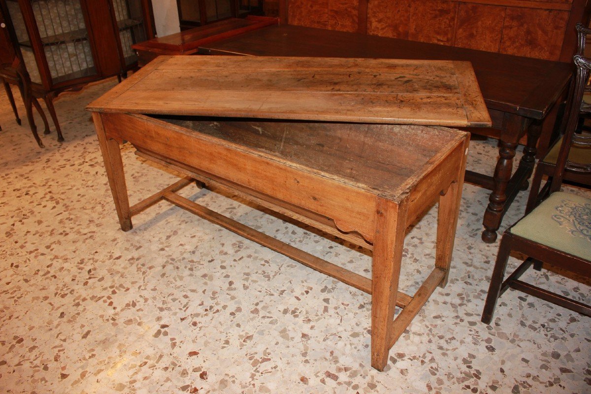 Rustic Fratino Flour Storage Table From The Mid-1800s-photo-3