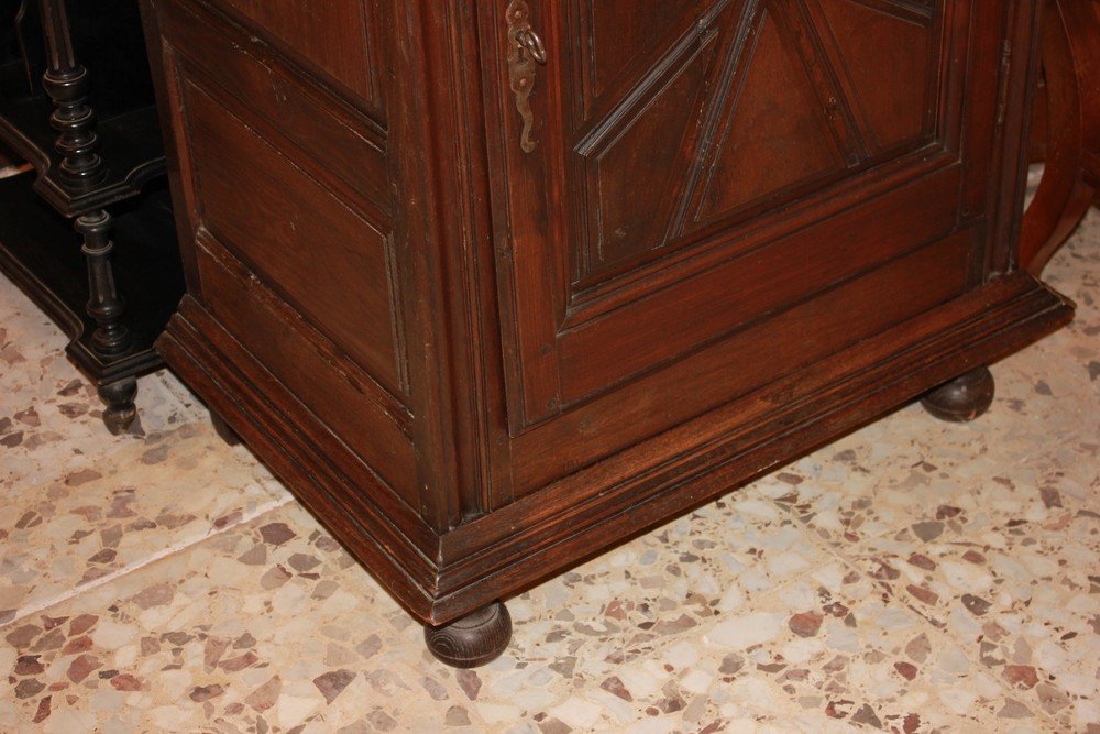 Rustic French Cabinet From The Mid-1800s - Chestnut Wood-photo-3