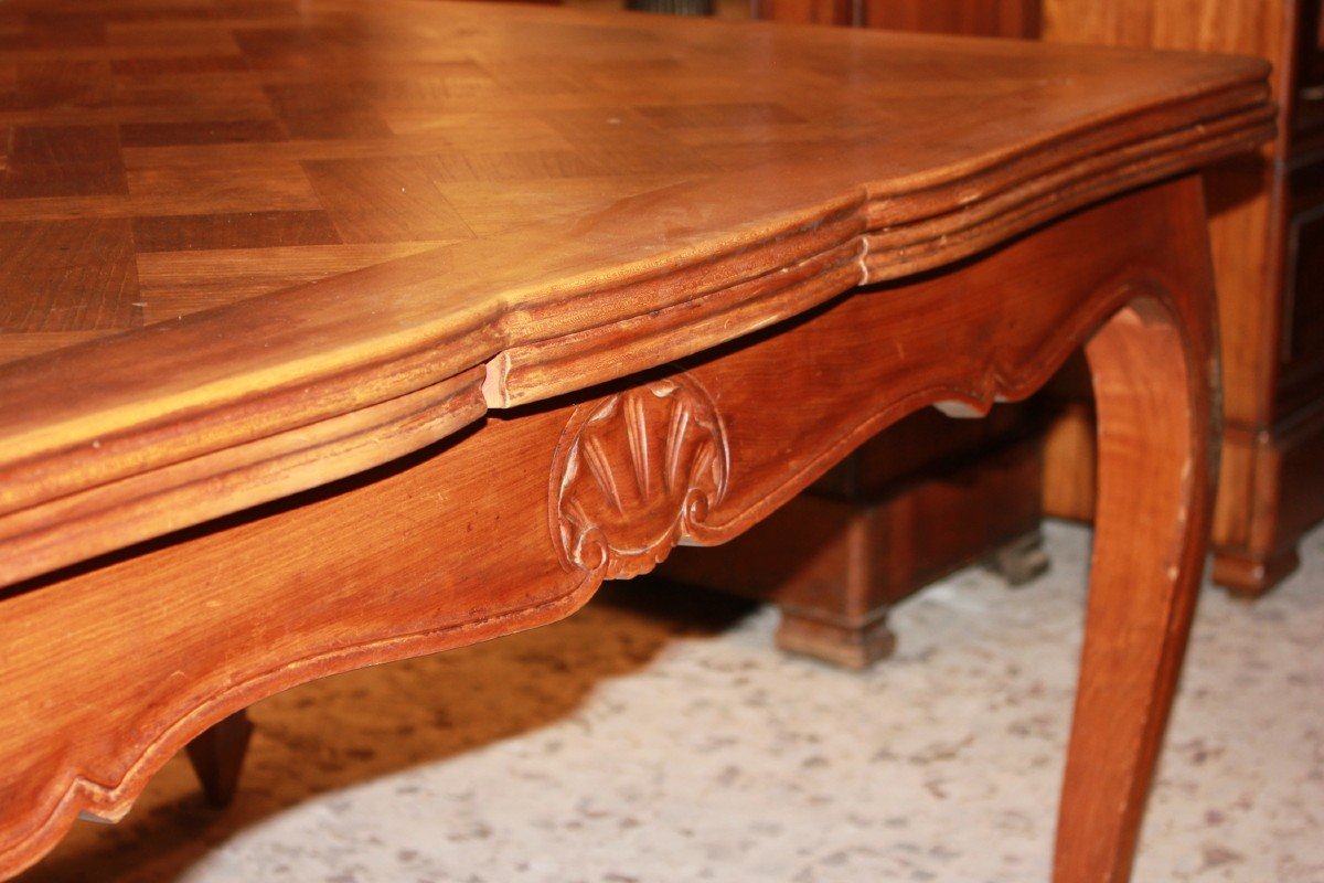 19th Century Extendable Provençal Rectangular Table-photo-3