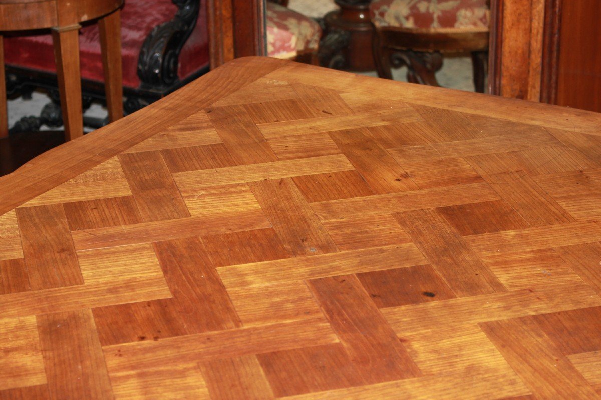 19th Century Extendable Provençal Rectangular Table-photo-2