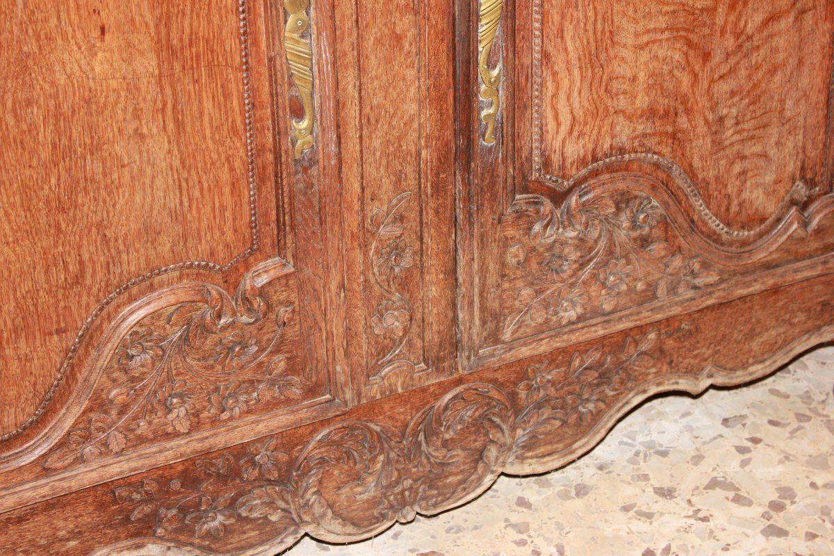 Provençal Oak Wardrobe, France 18th Century-photo-2