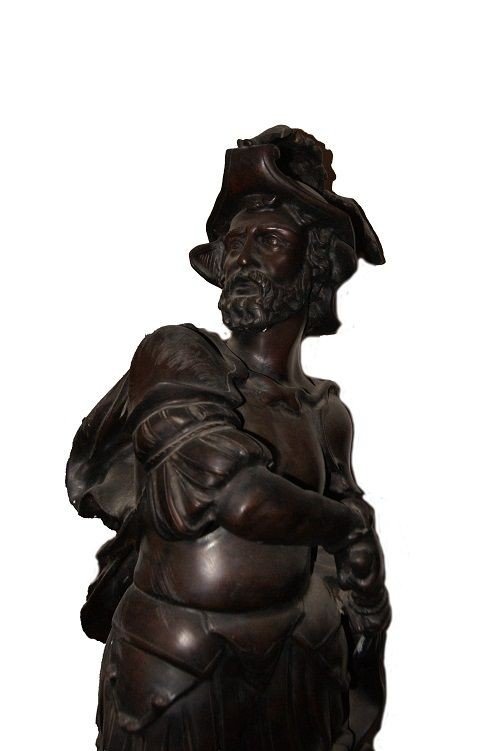 Paire De Cavaliers En Bronze De 1800 Sculptures Françaises-photo-2