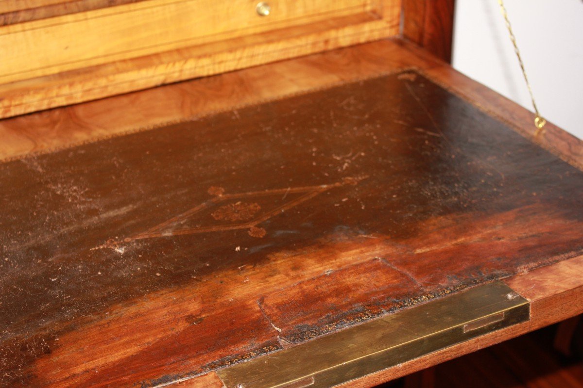 Large 19th-century French Secretary Desk In Transitional Style-photo-3