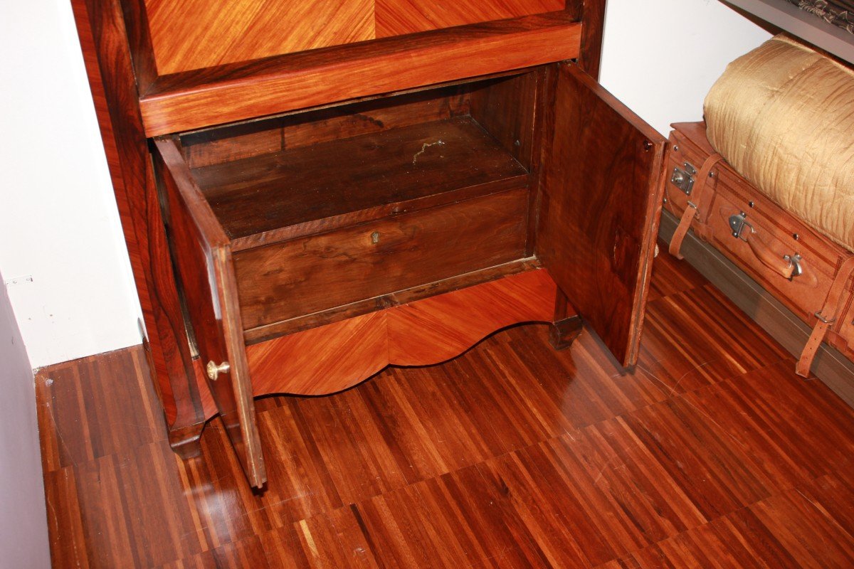 Large 19th-century French Secretary Desk In Transitional Style-photo-4