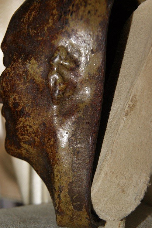 Funeral Mask Of Napoleon Bonaparte From The 1800s, An Ancient Method Used To Create An Exact Ca-photo-1