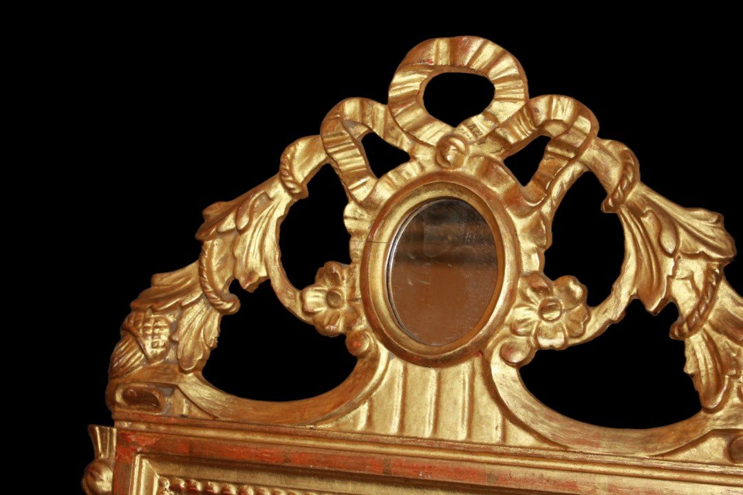 Petit Miroir Français Style Louis XVI-photo-2