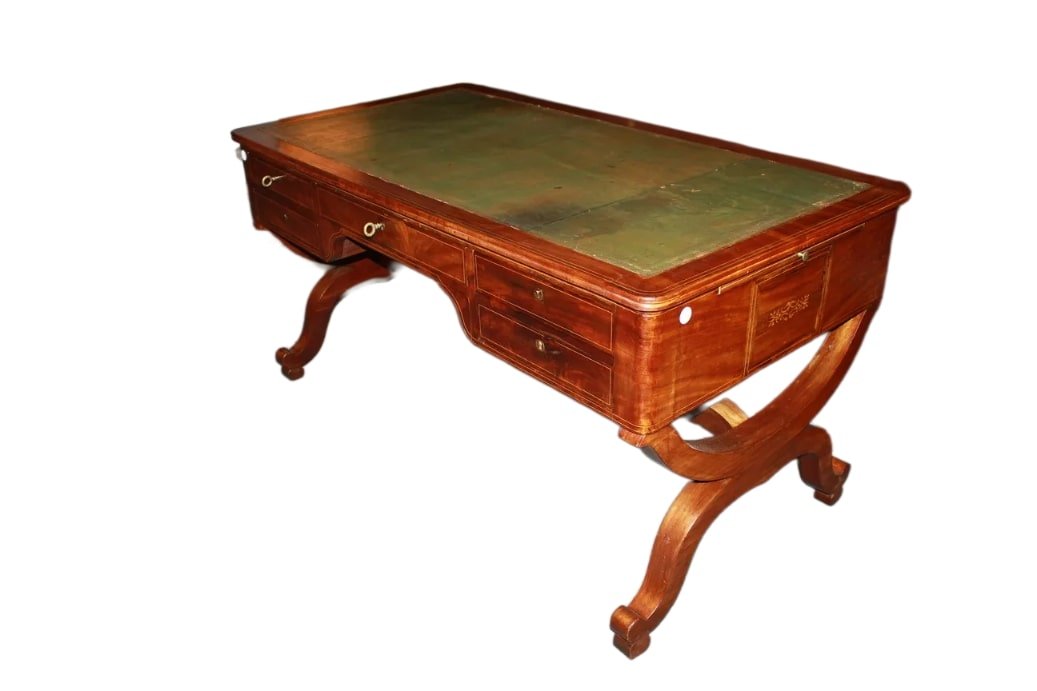 Grande Bureau Français – Style Charles X – Début XIXe Siècle-photo-2