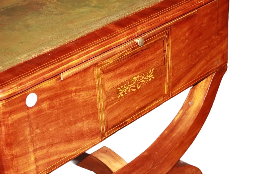 Grande Bureau Français – Style Charles X – Début XIXe Siècle-photo-3