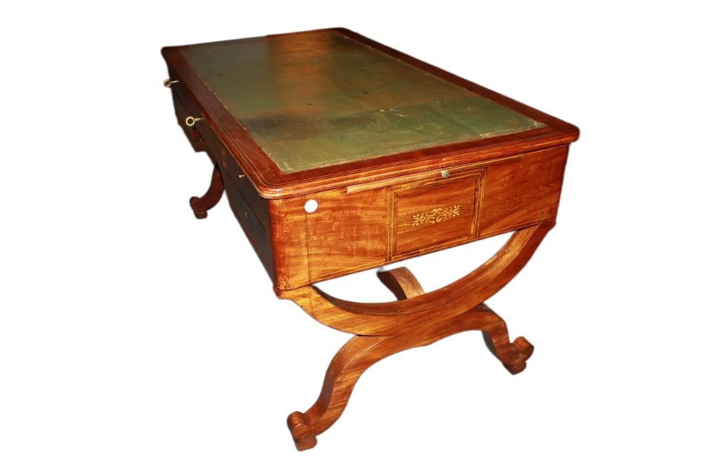 Grande Bureau Français – Style Charles X – Début XIXe Siècle-photo-4