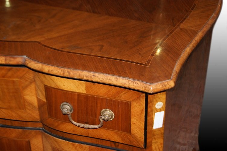 Very Elegant Austrian Chest Of Drawers From The Second Half Of The 1700s, Marie Antoinette Styl-photo-2