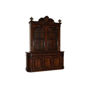  Large French Double-body Sideboard From The First Half Of The 1800s, Louis Philippe Style