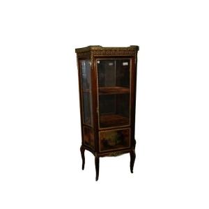 French Display Cabinet From The Second Half Of The 1800s, Napoleon III Style, In Mahogany Wood
