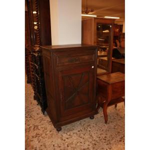 Rustic French Cabinet From The Mid-1800s - Chestnut Wood