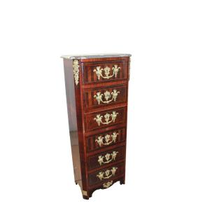 Magnificent Small French Regency Secretaire From The 1800s With Bronze Details