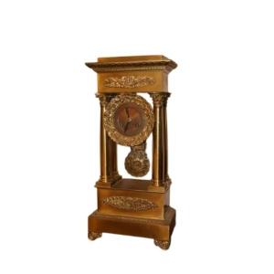 Beautiful French Clock From The Second Half Of The 1800s, Empire Style,