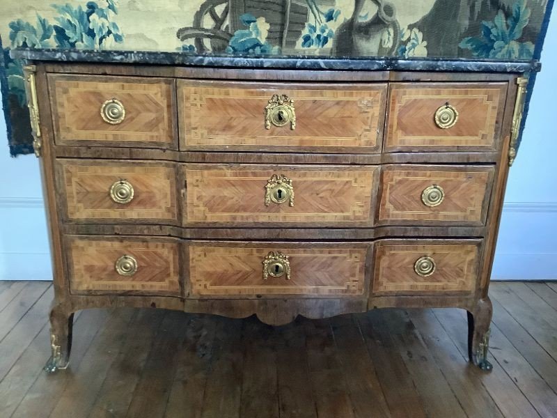 Louis XVI Period Chest Of Drawers-photo-3