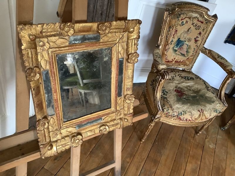 Regency Period Golden Wood Mirror