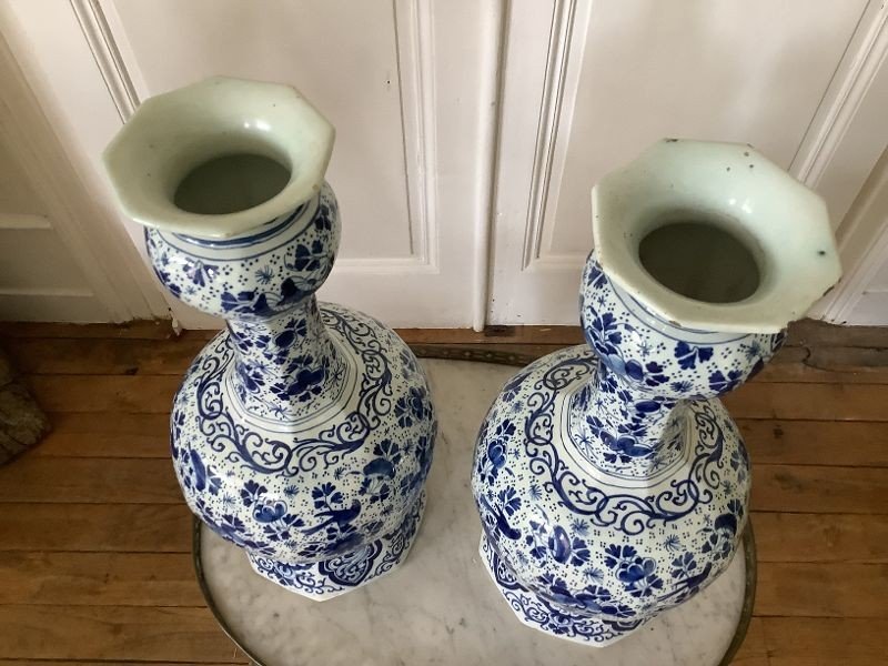 Paire De Vases Delft-photo-2