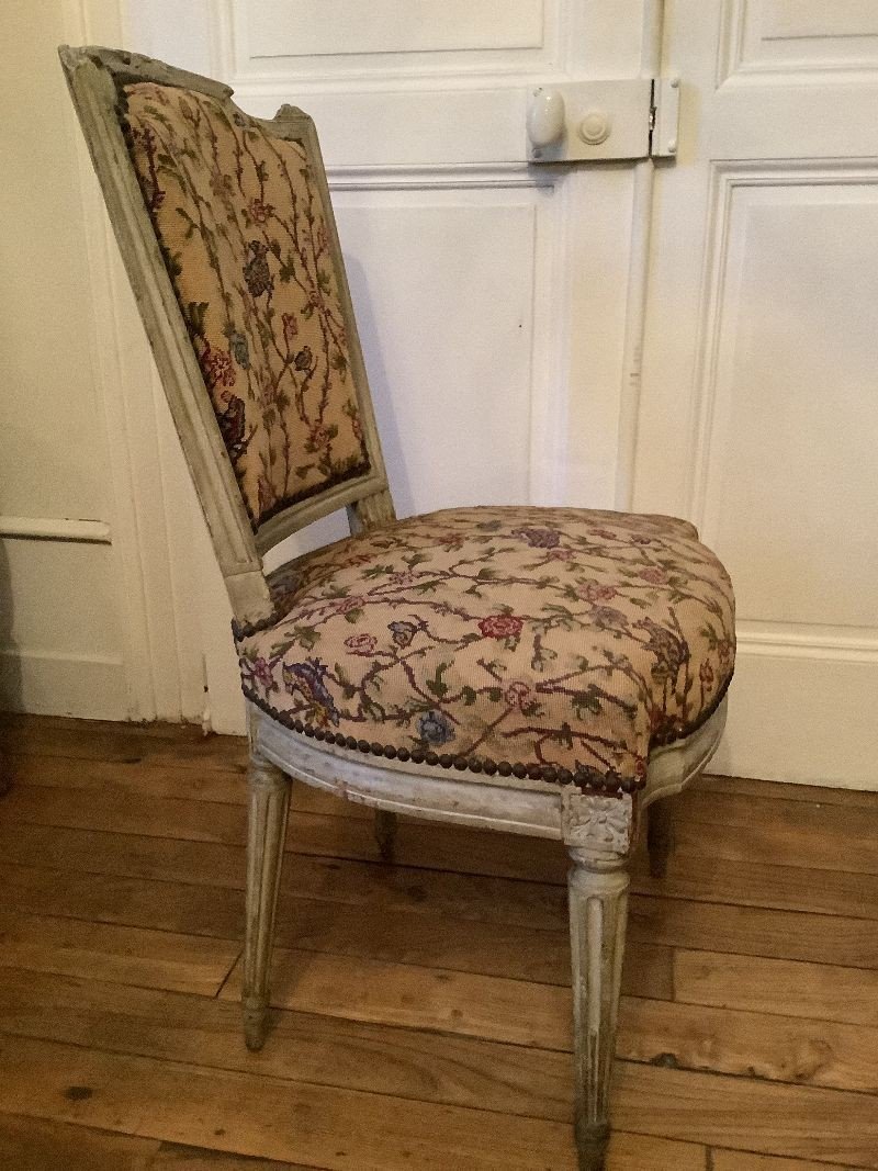 Pair Of Louis XVI Chairs-photo-2