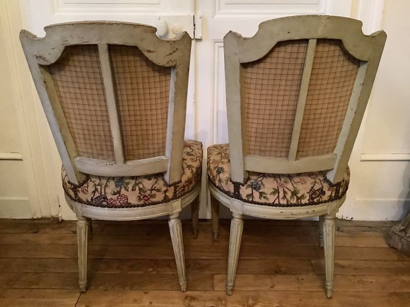 Pair Of Louis XVI Chairs-photo-3