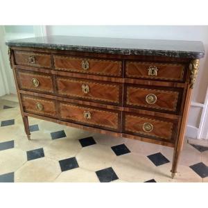 Louis XVI Chest Of Drawers Stamped Birckle