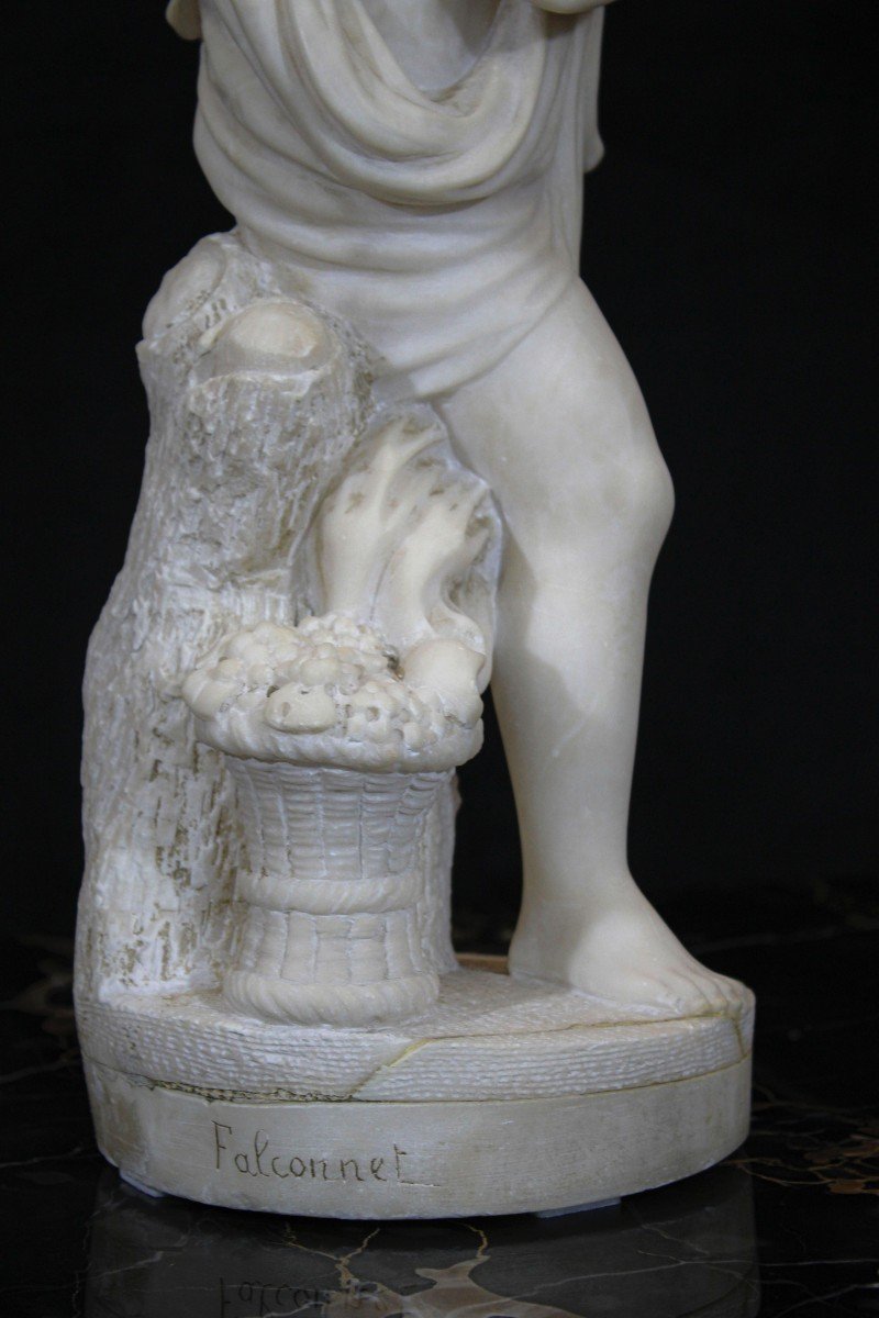 Statue Représentant An Ancient Greek Warrior In Marble -photo-4